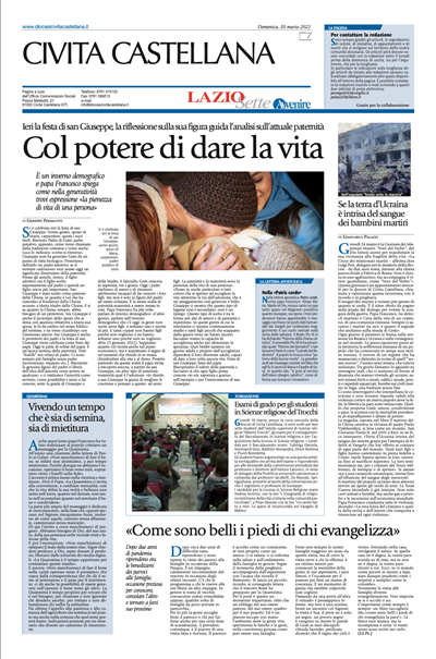 Pagina della Diocesi di Civita Castellana